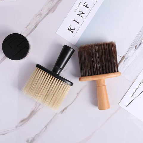 Soft Hair brush Neck face duster Portable Hairdressing Hair Cutting Cleaning Brush for Barber Salon Hairdressing Styling Tools