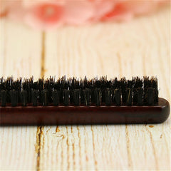 High Quality Wood Handle Natural Boar Bristle Hair Brush Fluffy Comb Hairdressing Barber Hair Styling Tools