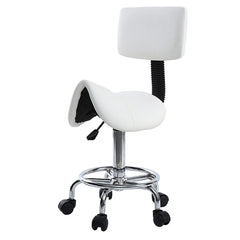 Saddle Salon Stool For Beauty Barber Swivel Chair Hairdressing Massage Spa