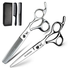 6 inch hairdressing scissors barber professional thinning scissors Japan 440C hair scissors 10-60% thinning