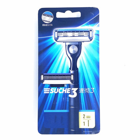 4pcs/lot Shaver Razor Blades Cassette Shaving Blade for Men Face 4-Layer Blades Compatible for Gillettee Mache 3 Machine