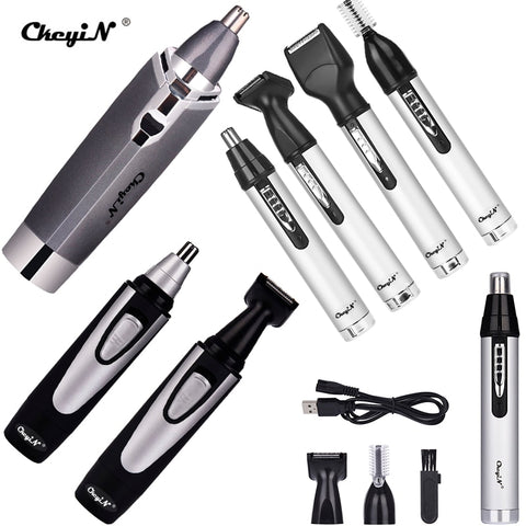 Electric Nose Hair Trimmer Multifunctional Hair Remover Ear Eyebrow Beard Shaver Razor Face Hair Cutter Rechargeable or Battery