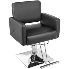 VEVOR Hydraulic Barber Chair PU Leather Styling Chairs for Salon Modern Hairdresser Tattoo Shaving Lift Square Barber Chair