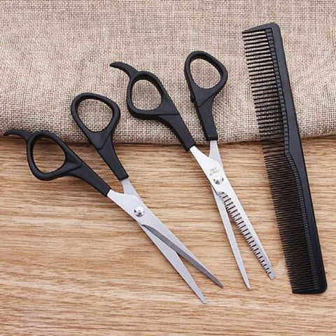 3pcs Hair Scissors Cutting Shears Salon Professional Barber Hair Cutting Thinning Hairdressing Set Styling Tool Hairdressing