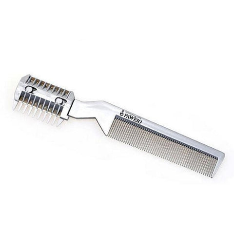 Professional Hair Razor Comb Hair Trimmer Hair Comb with Blade Hair Thinning Device Hair Styling Barber Tools Salon Accessories