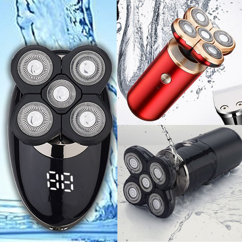 2020 New Electric Shaver Rechargeable Electric Beard Trimmer Shaving Machine for Men Beard Razor Wet-Dry Dual Use Washable