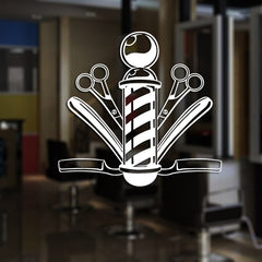 Hot Barber Shop Wall Stickers Self Adhesive Art Wallpaper For Children's Room Vinyl Art Decal