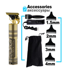 USB rechargeable Hair Trimmer barber LCD Hair Clipper Machine hair cutting Beard Trimmer for Men haircut Styling tool