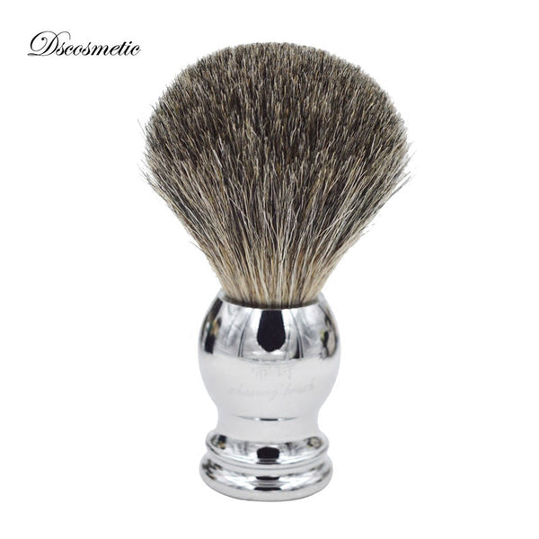 pure Badger high quality  Hair shaving brush with metal Handle  Shaving Brush for shave barber tool